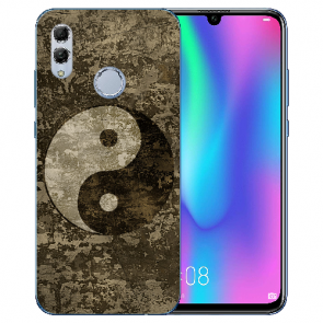 Silikon TPU Hülle mit Bilddruck Yin Yang für Huawei Honor 10 Lite