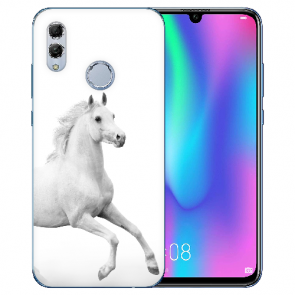 Huawei Honor 10 Lite Silikon Schutzhülle TPU mit Pferd Bilddruck