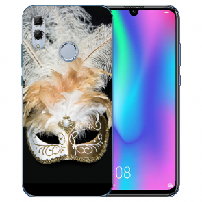 Huawei Honor 10 Lite Silikon TPU Hülle mit Bilddruck Venedig Maske