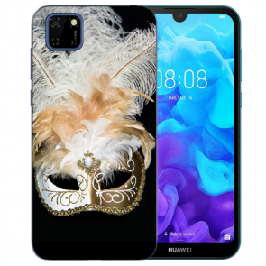 Huawei Y5P (2020) TPU Hülle mit Fotodruck Venedig Maske Etui