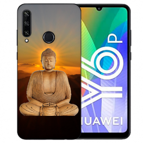 Huawei Y6P (2020) TPU Hülle mit Fotodruck Frieden buddha Etui