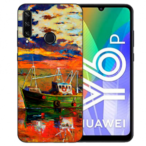Huawei Y6P (2020) TPU Hülle mit Fotodruck Gemälde Etui