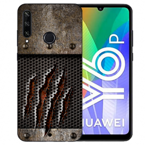 Huawei Y6P (2020) TPU Hülle mit Fotodruck Monster-Kralle Etui