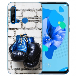 Silikon TPU für Huawei P20 Lite 2019 mit Boxhandschuhe Bilddruck
