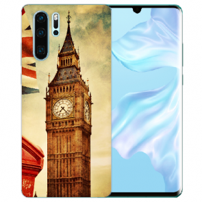 Huawei P30 Pro Silikon TPU Schutzhülle mit Bilddruck Big Ben London