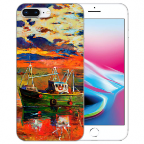 Handy TPU Hülle Case für iPhone 7 + / iPhone 8 Plus mit Fotodruck Gemälde
