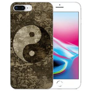 Handy TPU Hülle Case für iPhone 7 + / iPhone 8 Plus mit Fotodruck Yin Yang