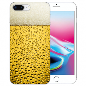 iPhone 7 Plus / iPhone 8 Plus TPU Handy Hülle mit Fotodruck Bier