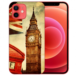 Silikon TPU Handyhülle mit Bilddruck Big Ben London für iPhone 12