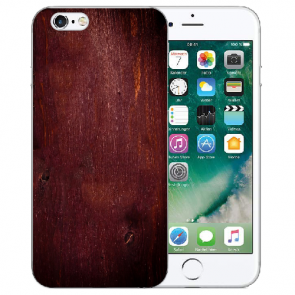 iPhone 6+ / iPhone 6S Plus Handy TPU Hülle mit Bilddruck Eichenholz -Optik