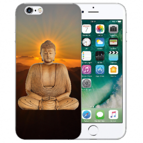 iPhone 6 / iPhone 6S Handy TPU Hülle mit Frieden buddha Bilddruck 