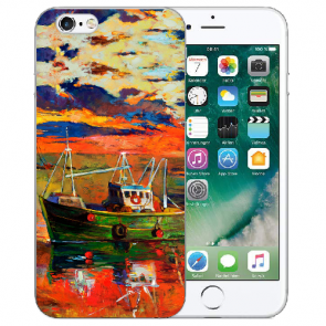 iPhone 6+ / iPhone 6S Plus Handy TPU Hülle mit Bilddruck Gemälde
