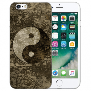iPhone 6 / iPhone 6S Handy TPU Hülle mit Bilddruck Yin Yang