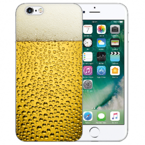 iPhone 6 / iPhone 6S Handy TPU Hülle Cover mit Bier Bilddruck 