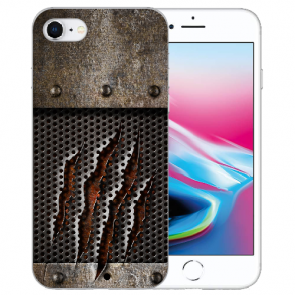 Silikon TPU Hülle mit Monster-Kralle Bilddruck für iPhone SE (2020) Etui