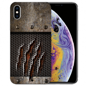 iPhone XS Max TPU Handy Hülle Tasche mit Monster-Kralle Bilddruck 