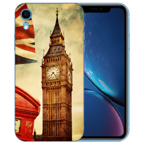 TPU Handy Hülle Silikon für iPhone XR mit Bilddruck Big Ben London