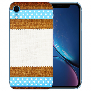 TPU Handy Hülle für iPhone XR Silikon Case mit Fotodruck Muster