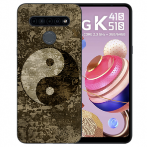 Handyhülle TPU Silikon mit Fotodruck Yin Yang für LG K41s