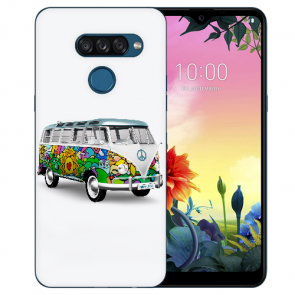 individuelle Schutzhülle mit Foto Bild für LG K50s Hippie Bus