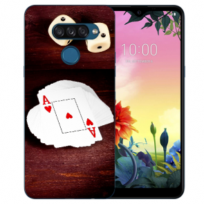 individuelle Schutzhülle mit Foto Bild für LG K50s Spielkarten-Würfel