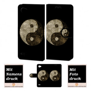 LG Q6 Handyhülle mit Yin Yang Foto Bild Druck zum selbst gestalten