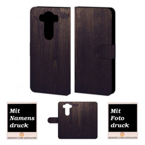 LG G3 Mini Holz Optik Handy Tasche Hülle Foto Bild Druck