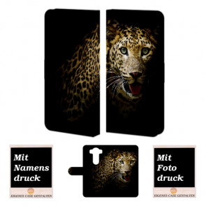 LG G3 Tiger Handy Tasche Hülle Foto Bild Druck