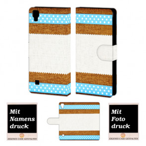 LG X Style Muster Handy Tasche Hülle Foto Bild Druck