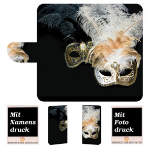 Samsung Galaxy S10 Individuelle Handy Tasche mit Masken Fotodruck