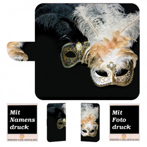 Samsung Galaxy S9 Individuelle Handy Tasche mit Masken + Fotodruck