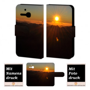 Alcatel One Touch MPop OT- 5020 Sonnenaufgang Handy Tasche Hülle Foto Bild Druck