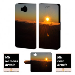 Huawei Y5 / Y6 2017 Sonnenaufgang Handy Tasche Hülle Foto Bild Druck