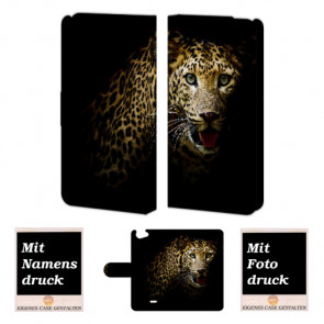 Wiko Rainbow jam Tiger Handy Tasche Hülle Foto Bild Druck