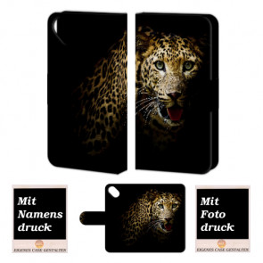 Wiko Sunset 2 Tiger Handy Tasche Hülle Foto Bild Druck