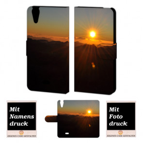 Wiko Rainbow jam 4G Sonnenaufgang Handy Tasche Hülle Foto Bild Druck