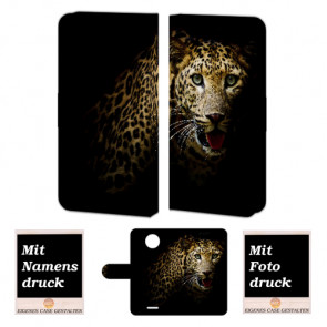 Motorola Moto C Tiger Handy Tasche Hülle Foto Bild Druck