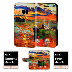 HTC 10 Personalisierte Handy Tasche mit Gemälde Foto Druck Etui