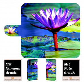 Handyhülle mit Fotodruck Lotosblumen für Huawei P Smart Plus