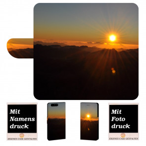 Handy Hülle mit Sonnenaufgang Bild Druck für Huawei P10 Plus