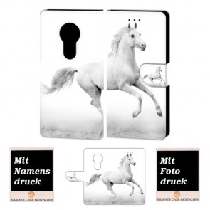 Personalisierte Handyhülle für Motorola Moto E5 Play mit Pferd +Bilddruck