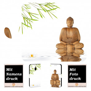 Nokia 2.1 Personalisierte Handyhülle mit Frieden Buddha + Foto Druck