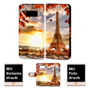 Samsung Galaxy S8 Individuelle Handyhülle mit Eiffelturm Foto Druck