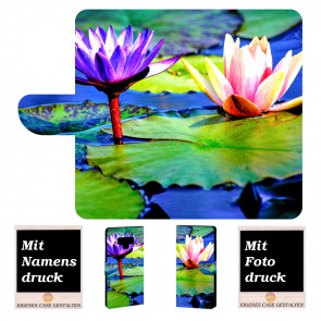 Samsung Galaxy Note 9 Handy Hülle mit Lotosblumen Fotodruck