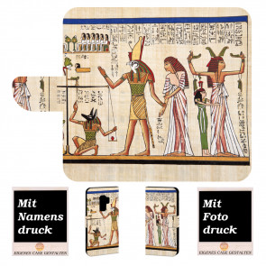 Samsung Galaxy S9 Handy Tasche mit Götter Ägyptens + Bilddruck Etui
