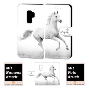 Samsung Galaxy S9 Personalisierte Handyhülle mit Pferd Fotodruck