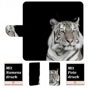Sony Xperia XZ3 Personalisierte Handy Tasche mit Fotodruck Tiger
