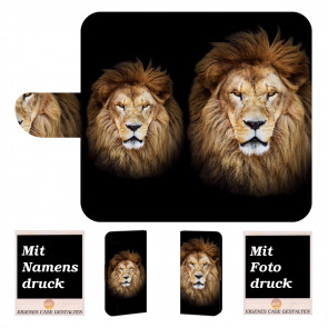 Schutzhülle Handy Hülle mit Löwe Bild Druck für Wiko Lenny 3 Max