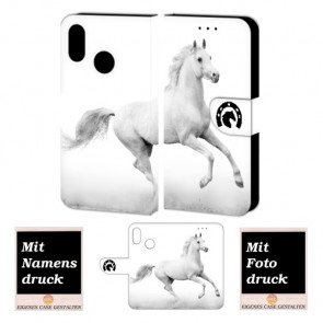 Personalisierte Handyhülle für Motorola Moto One mit Pferd + Fotodruck
