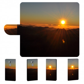 Schutzhülle Handy für Sony Xperia XA2 mit Fotodruck Sonnenaufgang 